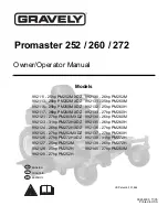 Preview for 1 page of Gravely 992111 Owner'S And Operator'S Manual