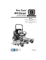 Gravely pro-turn 460 diesel 992236 Operator'S Manual preview