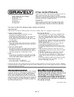 Preview for 27 page of Gravely Promaster 252Z Owner'S And Operator'S Manual