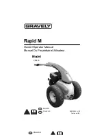 Предварительный просмотр 1 страницы Gravely Rapid M 985403 Owner'S/Operator'S Manual