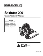 Preview for 1 page of Gravely Skidster 200 Owner'S/Operator'S Manual