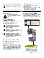 Preview for 3 page of Gravely Zoom Bagger Owner'S And Operator'S Manual