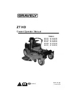 Preview for 1 page of Gravely ZT 2444HD Owner'S/Operator'S Manual