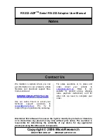 Предварительный просмотр 5 страницы Gravitech RS232-ADP User Manual