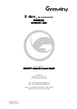 GRAVITY X duo Manual preview