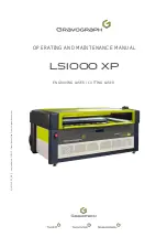 Предварительный просмотр 1 страницы GRAVOGRAPH LS1000 XP Operating And Maintenance Manual