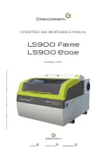 Предварительный просмотр 1 страницы GRAVOGRAPH LS900 Edge Operating And Maintenance Manual