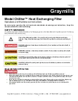 Graymills Chillter Operation And Maintenance Instructions preview