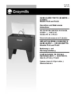 Preview for 1 page of Graymills HANDI-KLEEN PL36 Operation And Maintenance Instructions