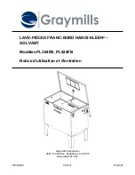 Предварительный просмотр 29 страницы Graymills HANDI-KLEEN PL364FB Operation And Maintenance Instructions