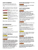 Preview for 2 page of Graymills TR-SERIES LIFTKLEEN TRHSVDR24 Operation And Maintenance Instructions