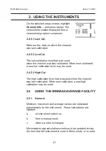 Предварительный просмотр 41 страницы GrayWolf IAQ SURVEYOR II Operating Instructions Manual