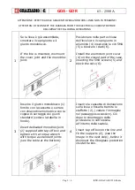 Preview for 2 page of Graziadio & C. GDA406300 Assembly Instructions