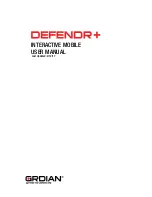 GRDIAN DEFENDR+ User Manual предпросмотр