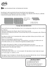 Preview for 4 page of GRE CV790205 Assembly Manual