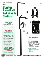 Предварительный просмотр 1 страницы Great American Starter Paw Pal KPAW9 Installation Manual