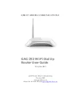 GREAT ARBOR GAC-252 User Manual предпросмотр