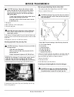 Предварительный просмотр 29 страницы Great Dane C5 Chariot GCBR2652S Operator'S Manual