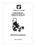 Great Dane Chariot Brutus GBKH2752S Operator'S Manual preview