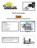 Great day PowerLoader PL250 Manual preview