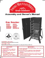 Great Outdoors 2505G Assembly And Owner'S Manual preview