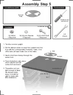 Preview for 10 page of Great Outdoors 2505G Assembly And Owner'S Manual