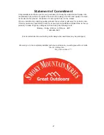 Preview for 27 page of Great Outdoors 3005G Assembly & Owners Manual