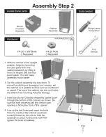 Preview for 7 page of Great Outdoors 3600G Assembly And Owner'S Manual