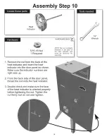 Preview for 16 page of Great Outdoors 3600G Assembly And Owner'S Manual