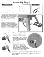 Preview for 17 page of Great Outdoors 3600G Assembly And Owner'S Manual