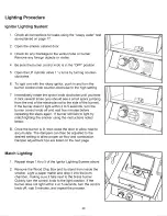 Preview for 22 page of Great Outdoors 3600G Assembly And Owner'S Manual