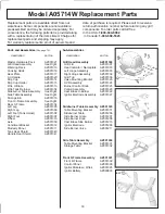 Preview for 18 page of Great Outdoors A05714W Assembly And Owner'S Manual