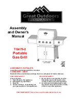 Предварительный просмотр 1 страницы Great Outdoors Pinnacle TG475-2 Assembly And Owner'S Manual