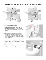 Предварительный просмотр 21 страницы Great Outdoors Pinnacle TG475-2 Assembly And Owner'S Manual