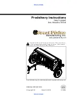 Preview for 1 page of GREAT PLAINS 1006NT Original Instructions Manual