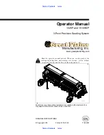 Preview for 1 page of GREAT PLAINS 1510HDP Operator'S Manual