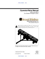 Preview for 1 page of GREAT PLAINS 2SF24 Operating Manual