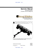 GREAT PLAINS 3S-3000-3210 Operator'S Manual preview