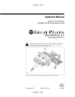 Preview for 1 page of GREAT PLAINS NTA2007HD Operator'S Manual