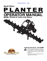 Preview for 1 page of GREAT PLAINS PL5200 Operator'S Manual