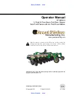 Preview for 1 page of GREAT PLAINS Yield-Pro 3P3025AH Operator'S Manual