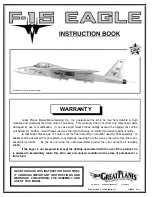 GREAT PLANES F-15 EAGLE Instruction Book preview