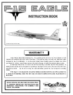 Preview for 1 page of GREAT PLANES F-15 EAGLE Instruction Book