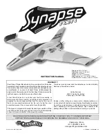 GREAT PLANES Synapse RX-R Instruction Manual preview