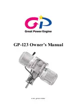 Great Power Engine GP-123 Owner'S Manual предпросмотр