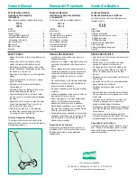 Preview for 1 page of Great States 415-16 Owner'S Manual