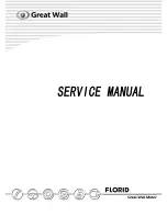 Great Wall Florid Service Manual preview