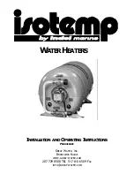 GREAT WATER Isotemp 0151R Installation And Operating Instructions Manual предпросмотр