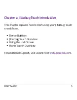 Preview for 6 page of GreatCall Jitterbug Touch User Manual