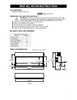 Предварительный просмотр 3 страницы GreatCo Gallery GBL-44 Installation Instructions & Operating Manual